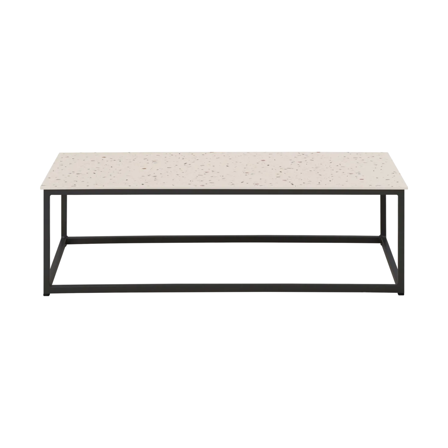 EREME Table Basse 120 x 60 cm Ruben en Acier et HPL