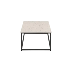 EREME Table Basse 120 x 60 cm Ruben en Acier et HPL