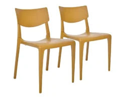 EZPELETA Lot de 2 Chaises Empilables Town