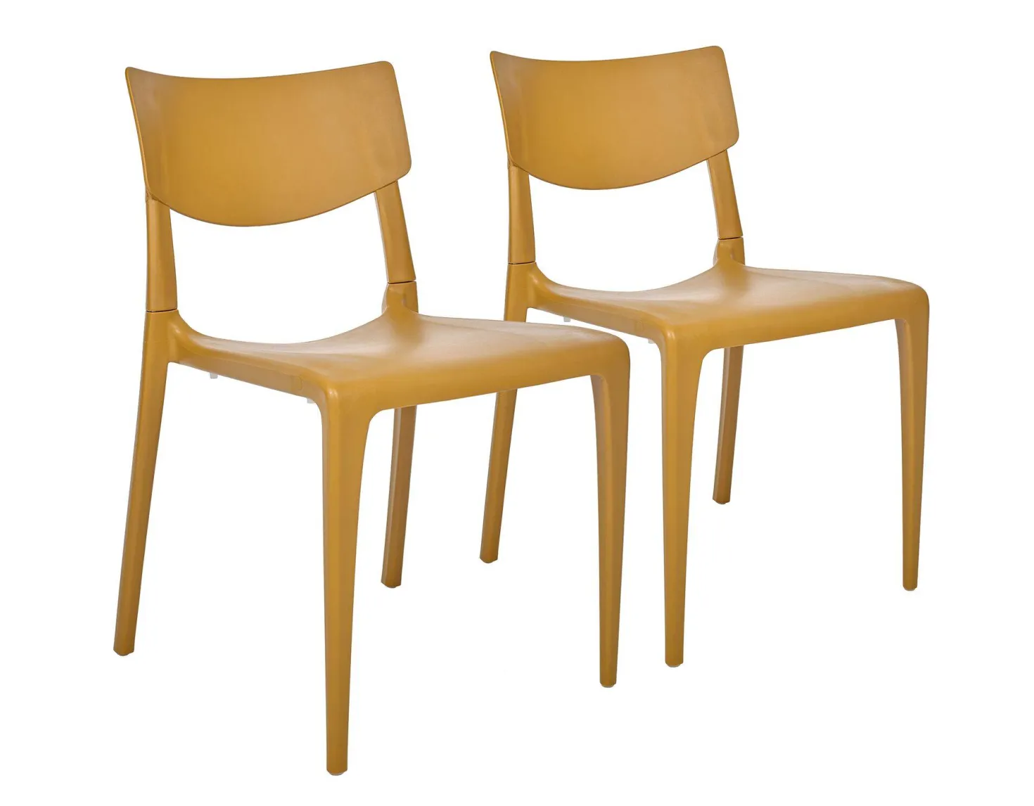 EZPELETA Lot de 2 Chaises Empilables Town
