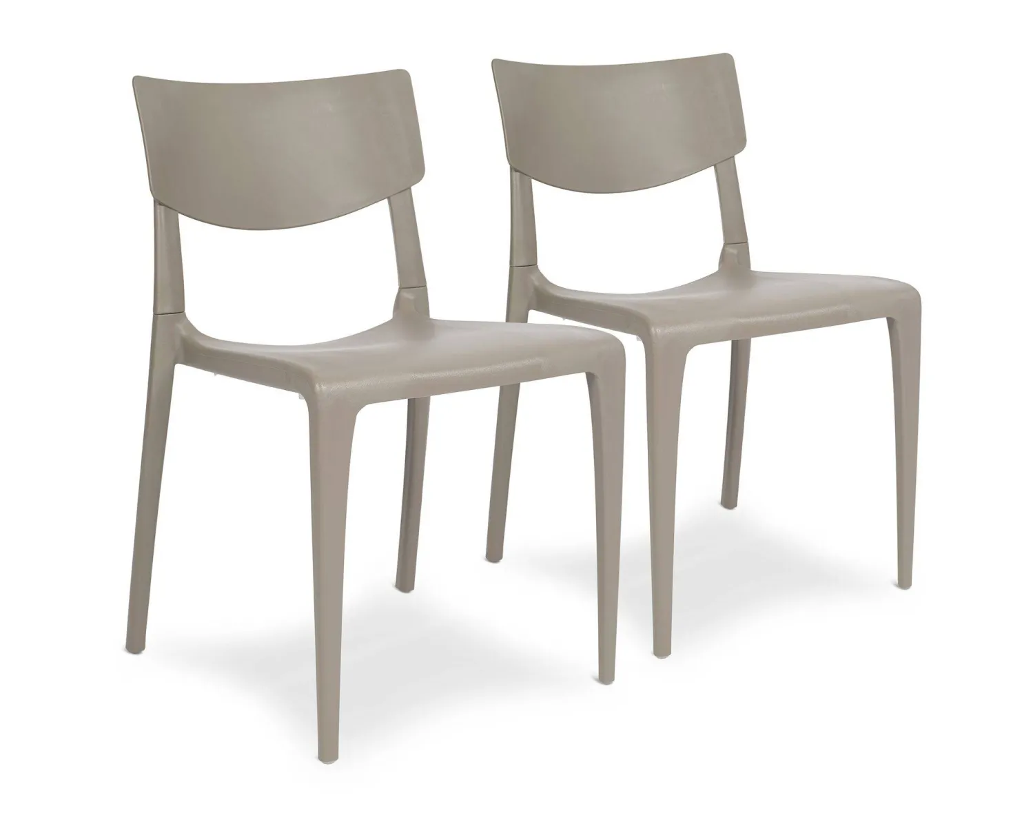 EZPELETA Lot de 2 Chaises Empilables Town