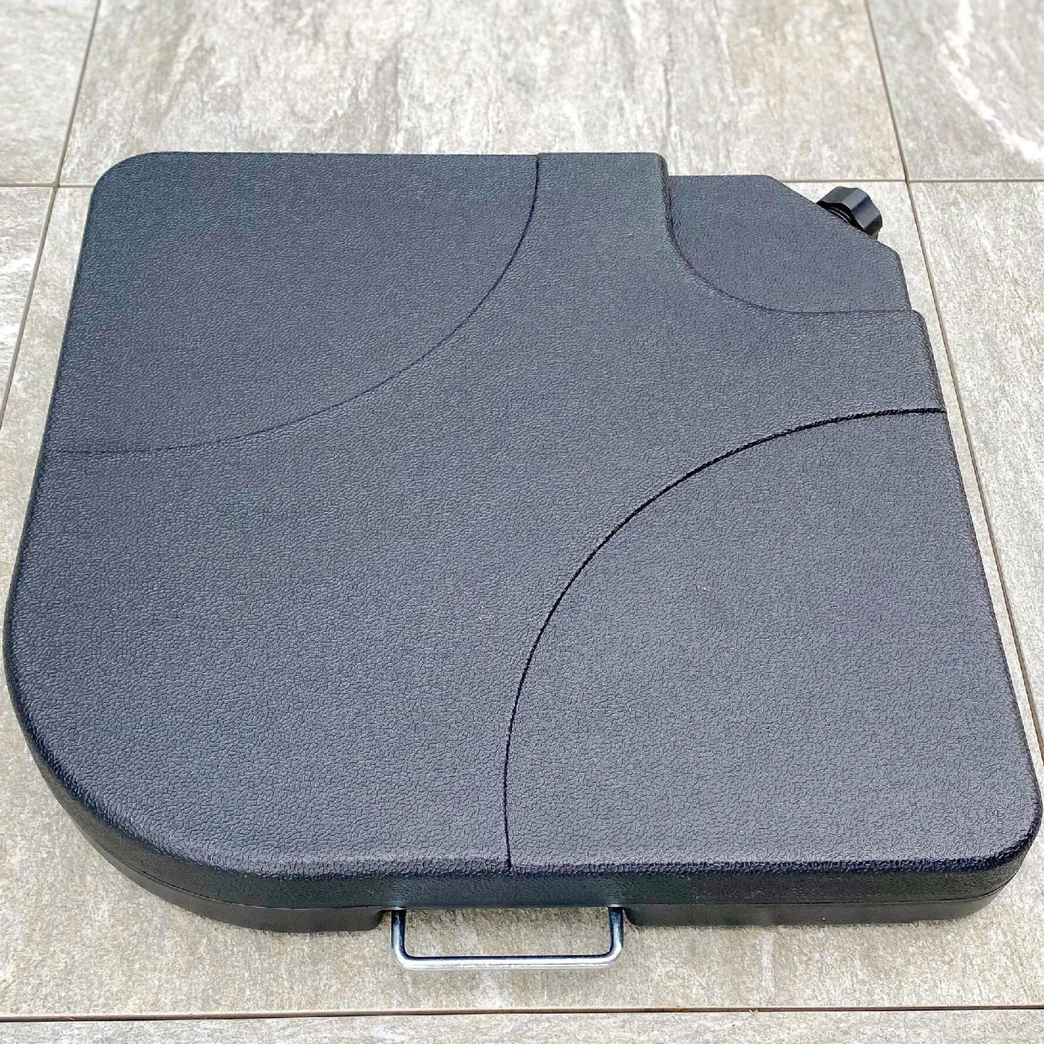 EZPELETA Lot de 4 Dalles à Remplir pour Parasol Flexo