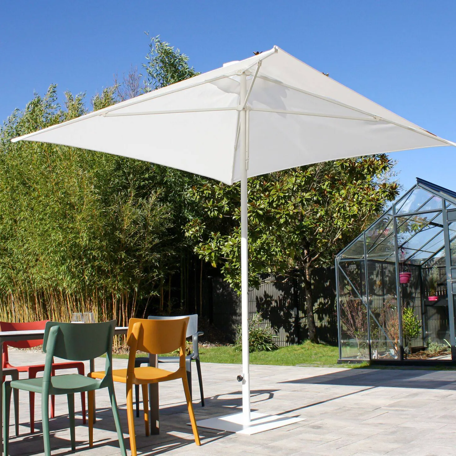 EZPELETA Parasol 250 x 250 cm Eolo en Aluminium