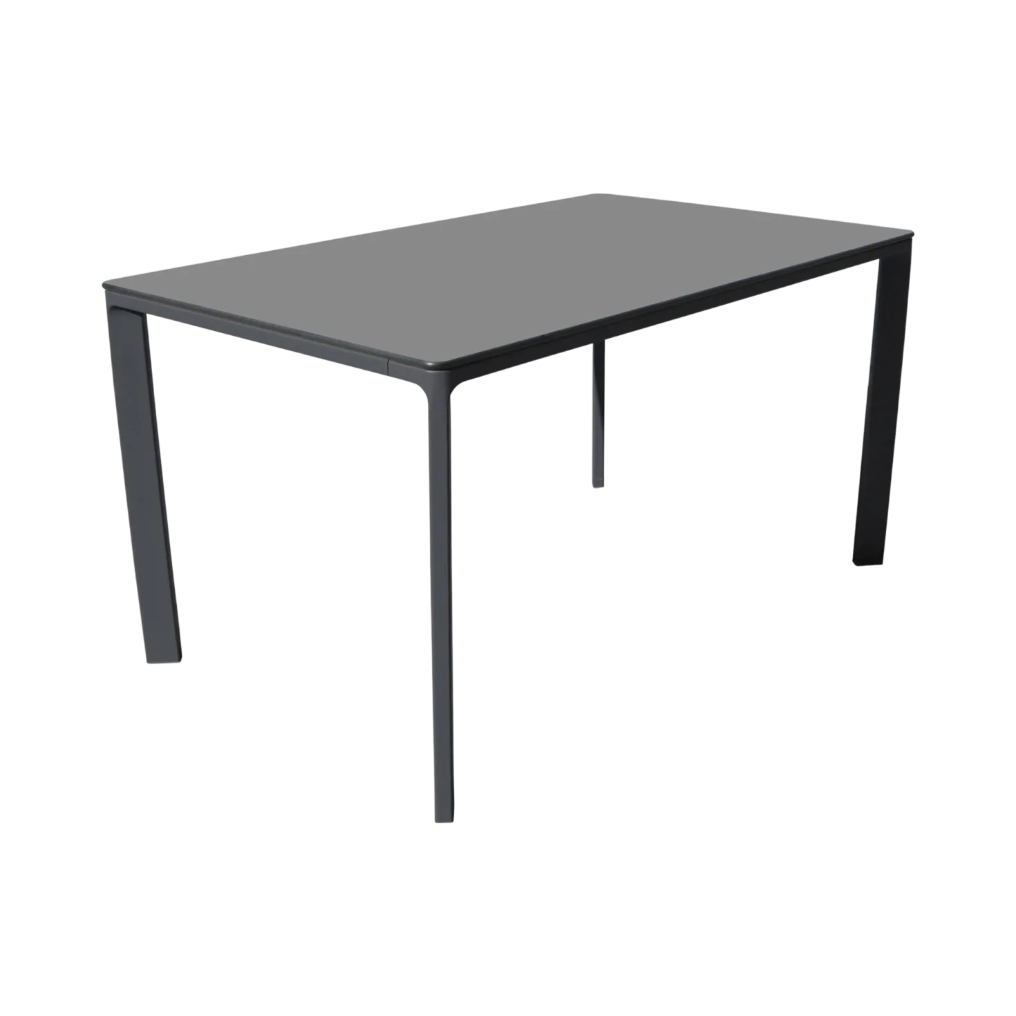 EZPELETA Table Rectangulaire 160 x 90 cm Meet en Aluminium