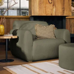 Fauteuil bouclette Ome