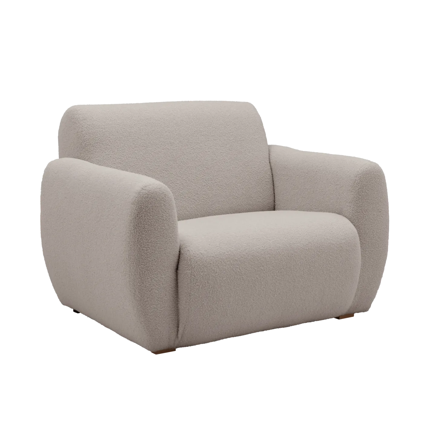 Fauteuil bouclette Ome