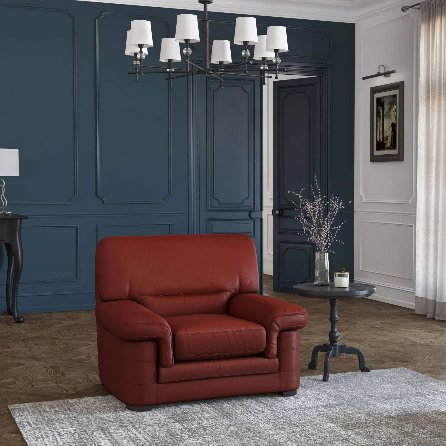 Fauteuil cuir Melbourne