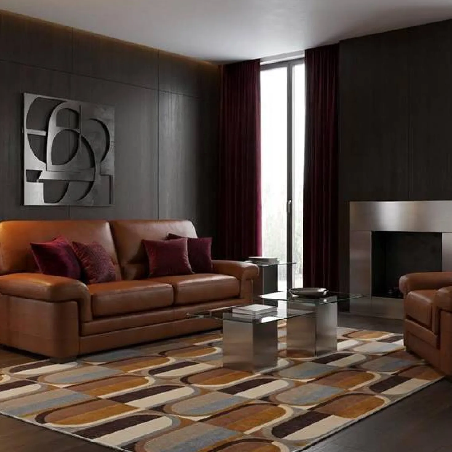Fauteuil cuir Melbourne