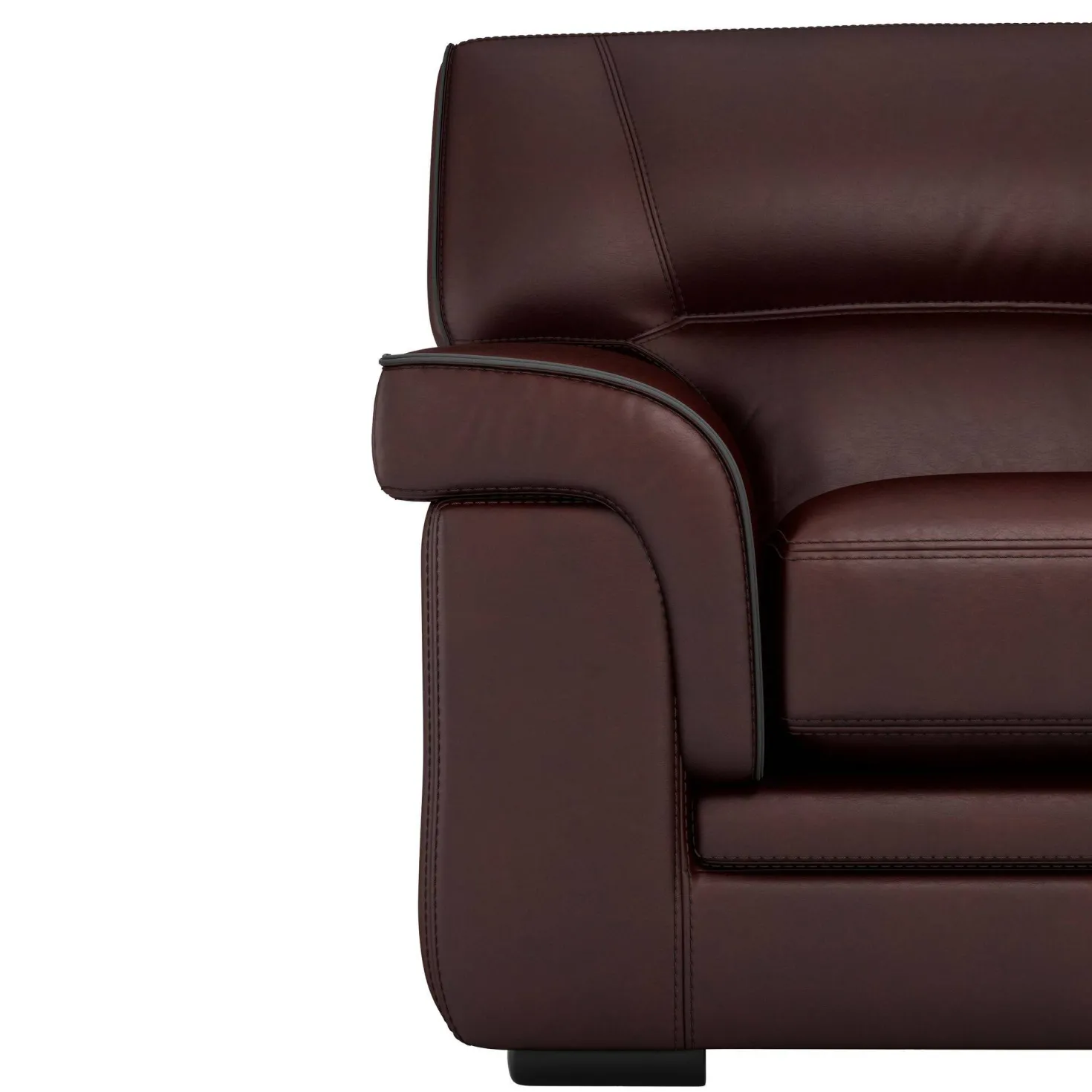 Fauteuil cuir Valentina