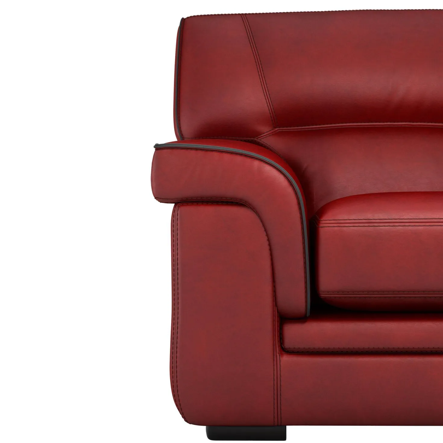 Fauteuil cuir Valentina