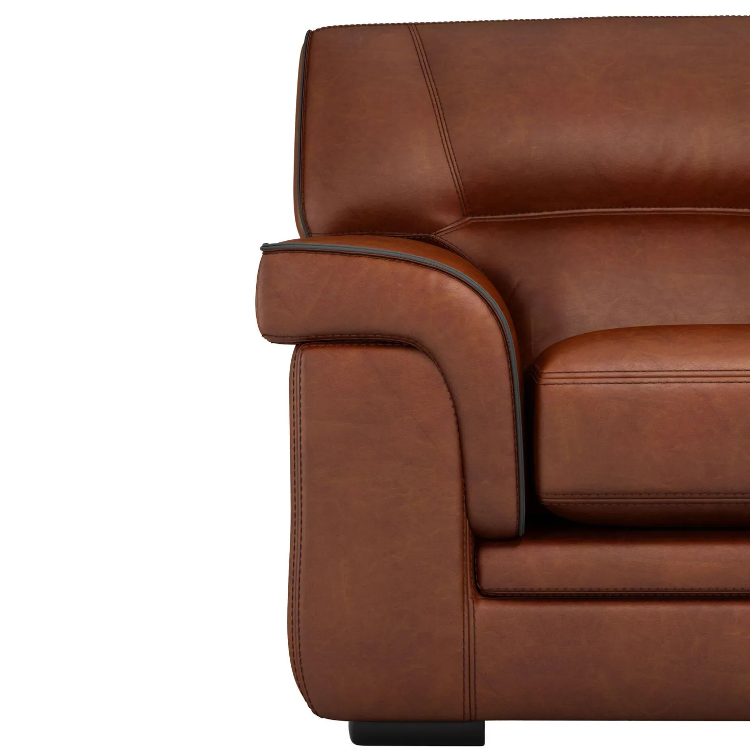 Fauteuil cuir Valentina