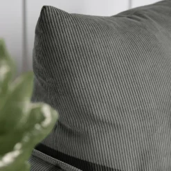 Fauteuil déplimousse velours côtelé Onyx
