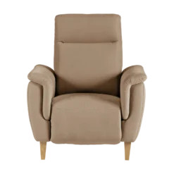 Fauteuil relax électrique coton lin Bergen