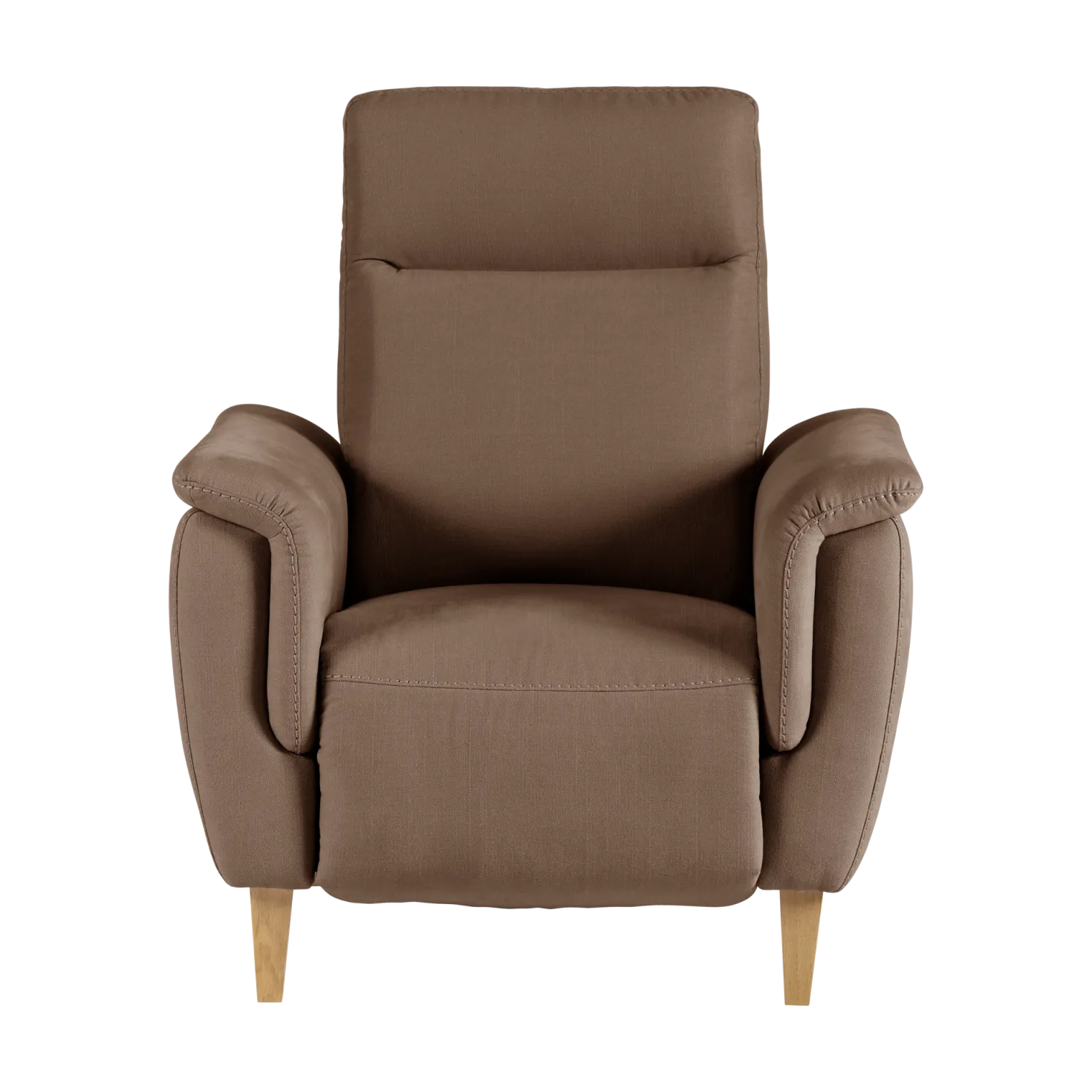 Fauteuil relax électrique coton lin Bergen