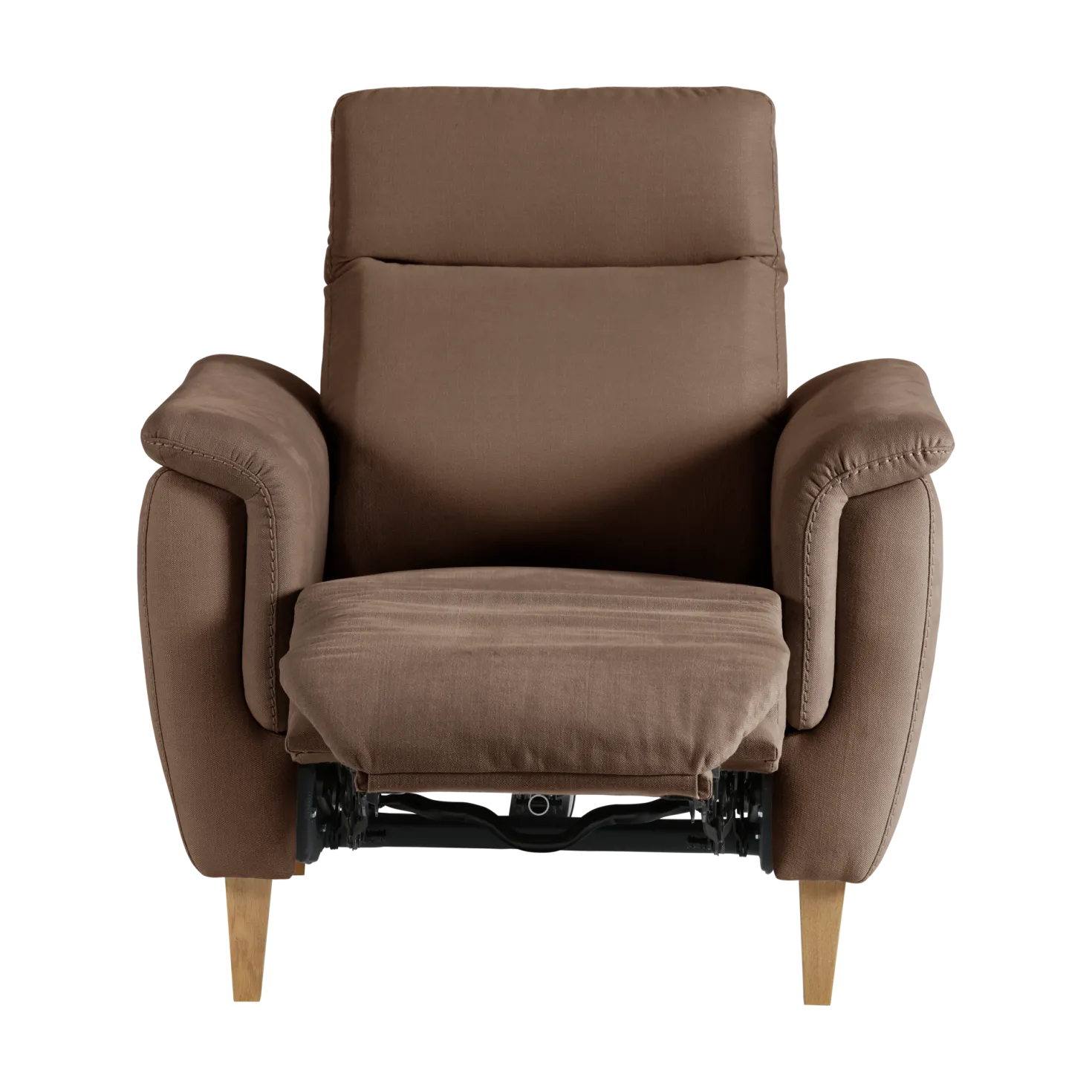 Fauteuil relax électrique coton lin Bergen