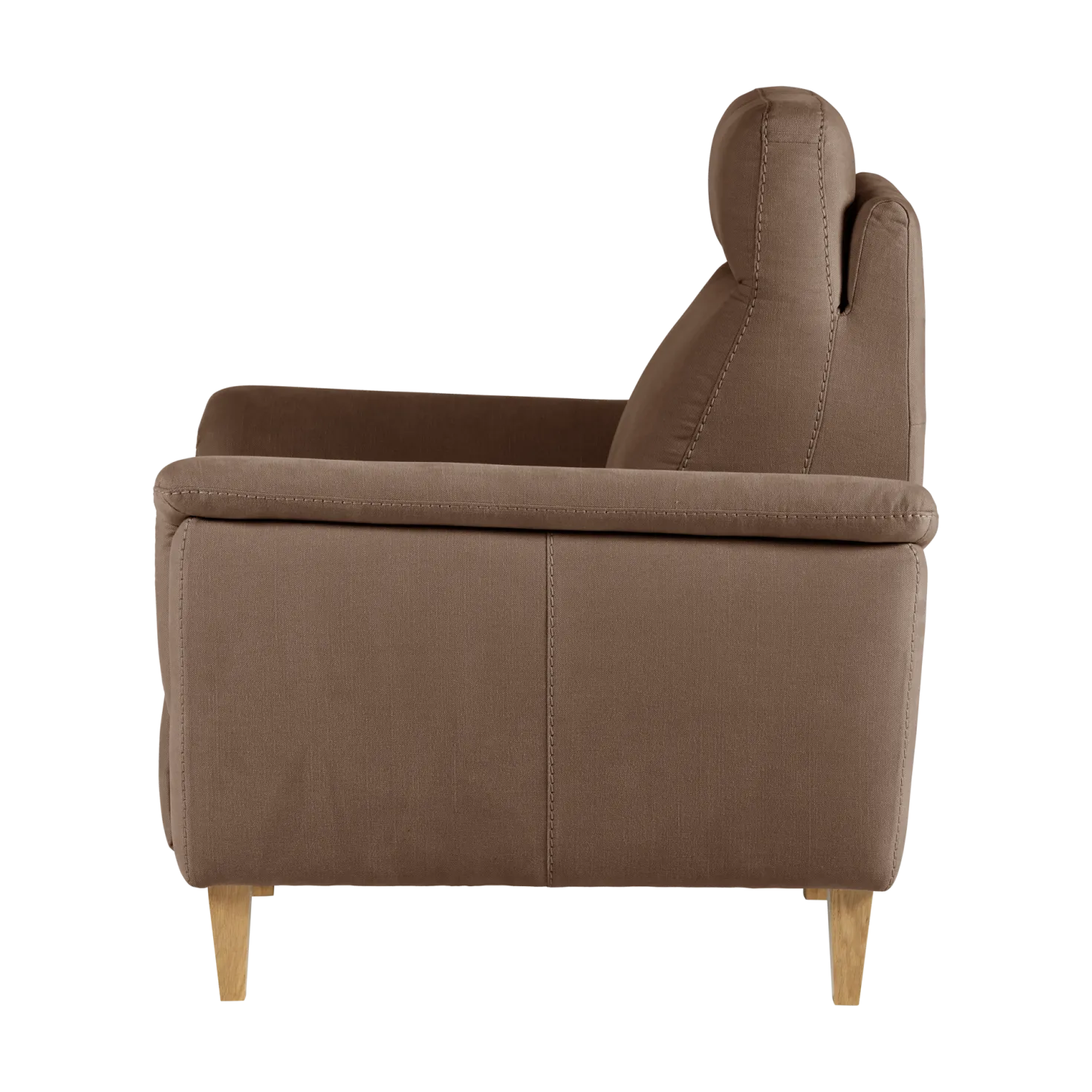 Fauteuil relax électrique coton lin Bergen