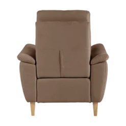 Fauteuil relax électrique coton lin Bergen