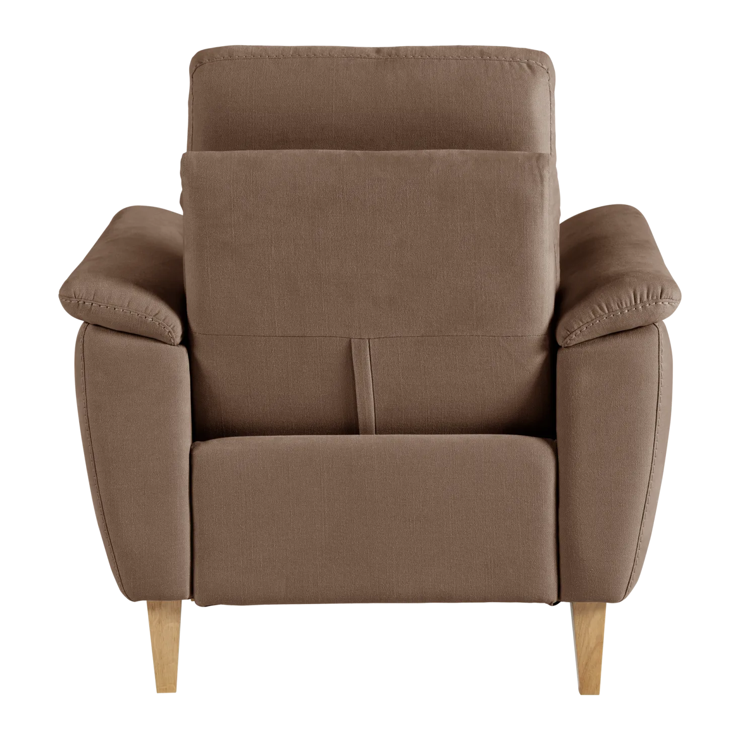 Fauteuil relax électrique coton lin Bergen