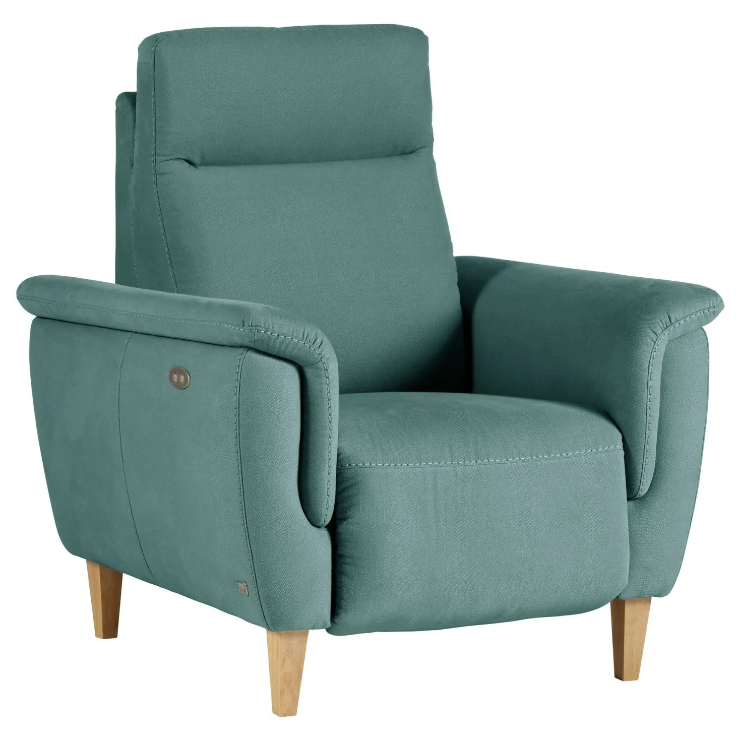 Fauteuil relax électrique coton lin Bergen
