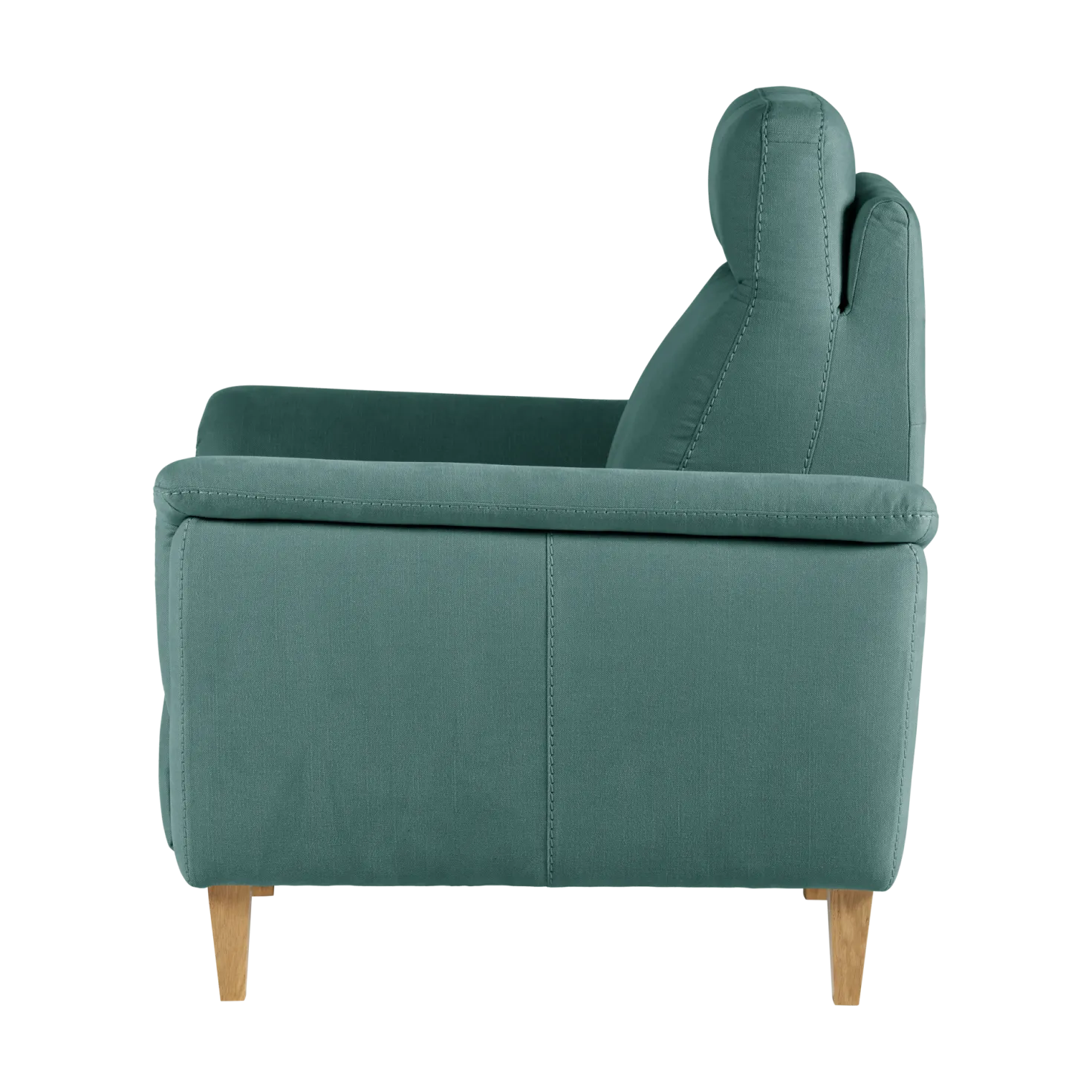 Fauteuil relax électrique coton lin Bergen