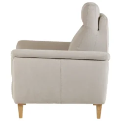 Fauteuil relax électrique coton lin Bergen