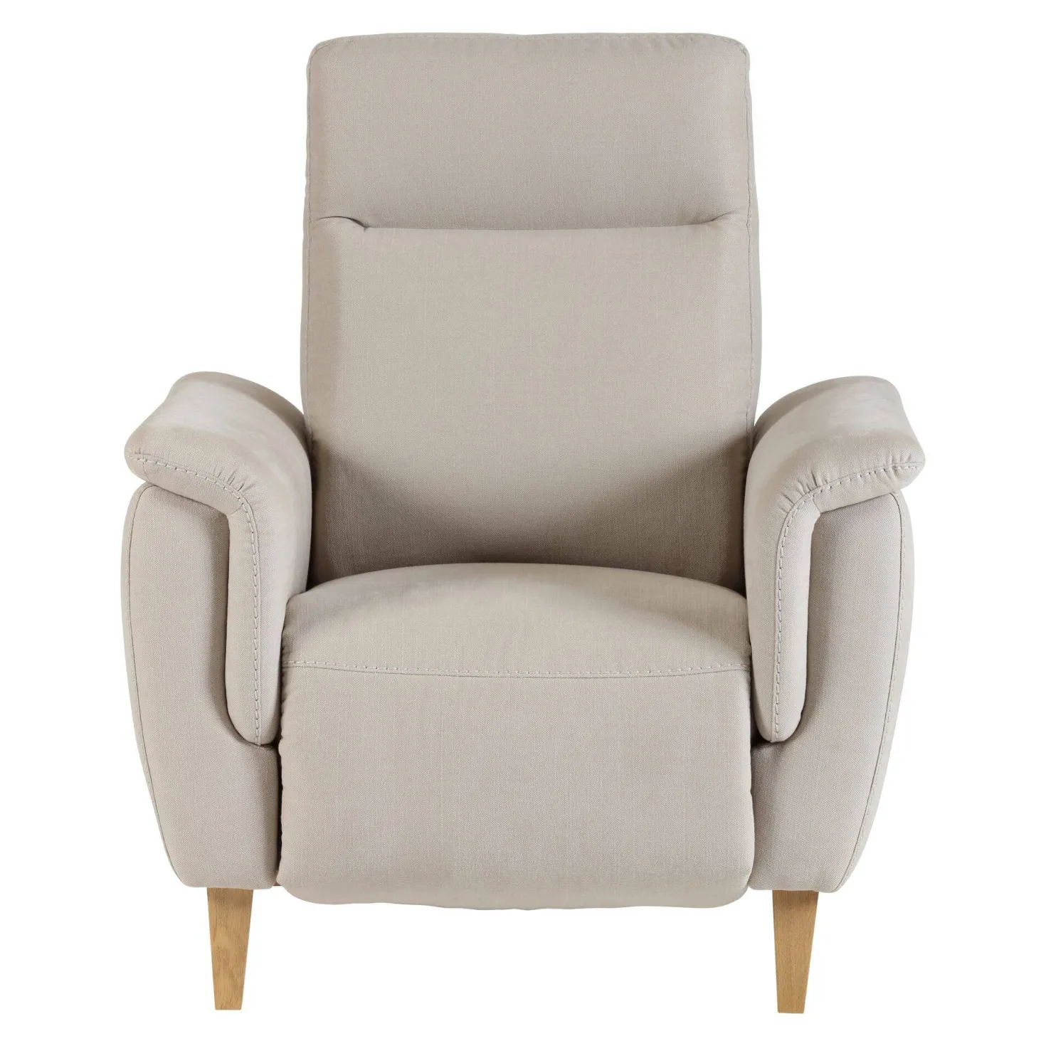 Fauteuil relax électrique coton lin Bergen