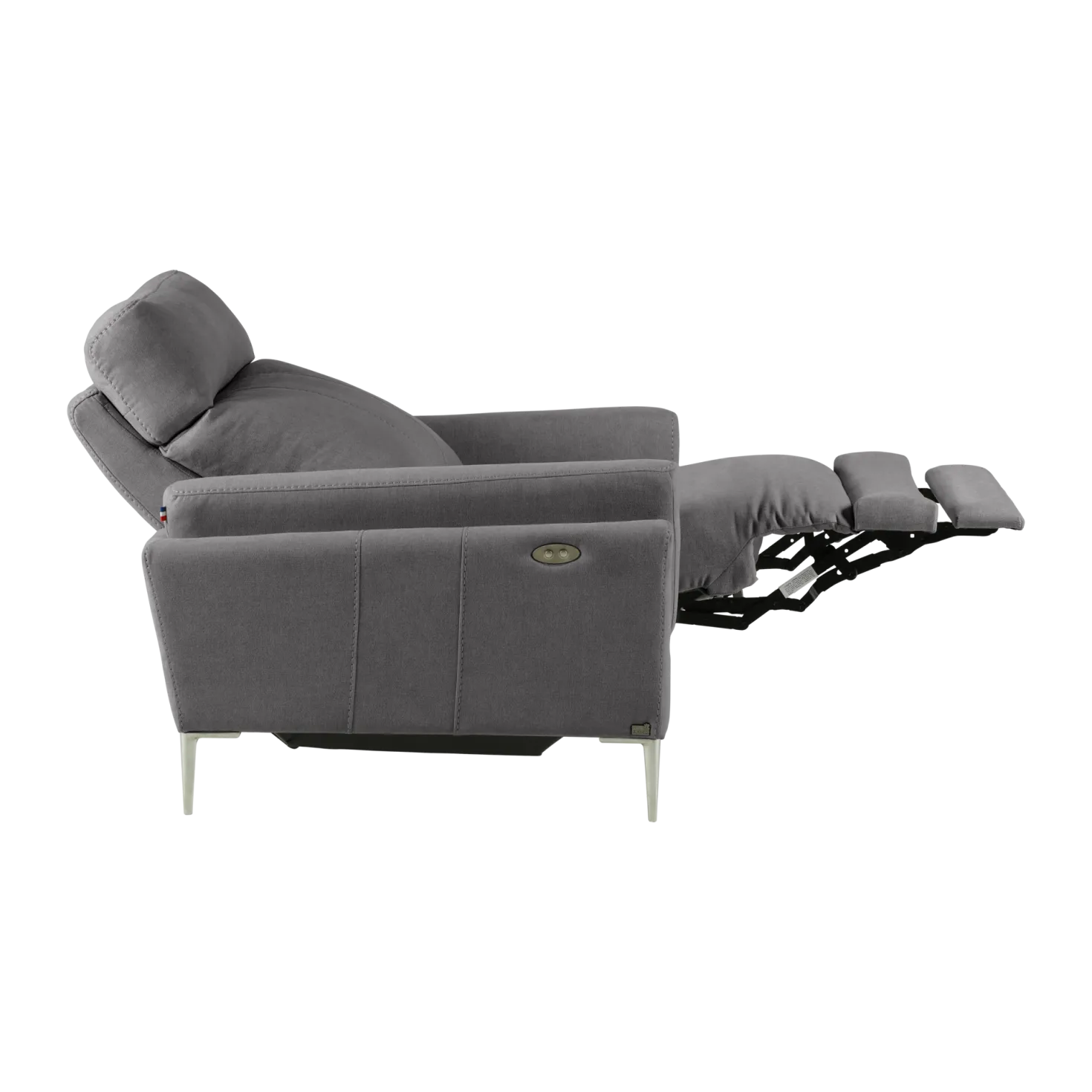 Fauteuil relax électrique tissu Boston