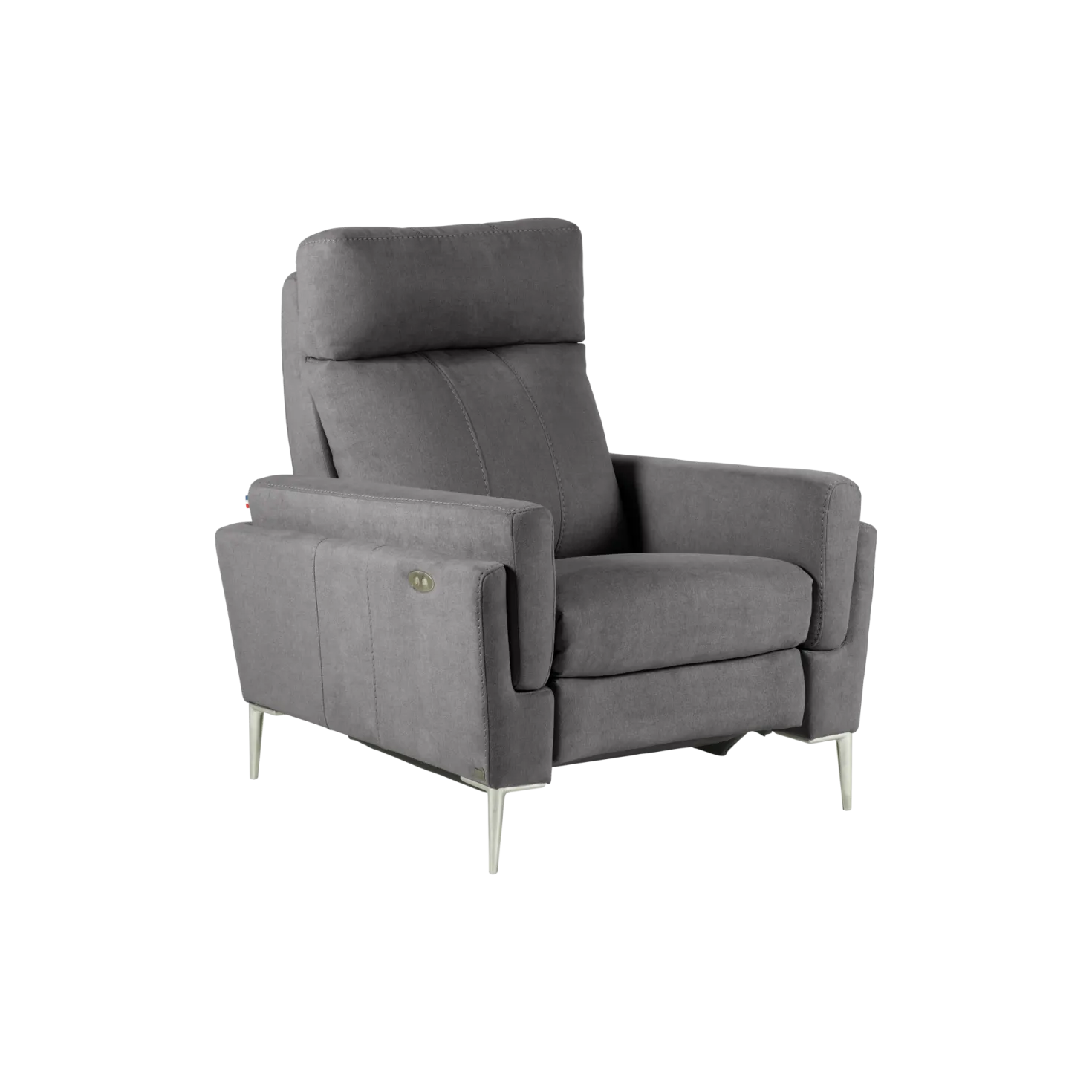 Fauteuil relax électrique tissu Boston