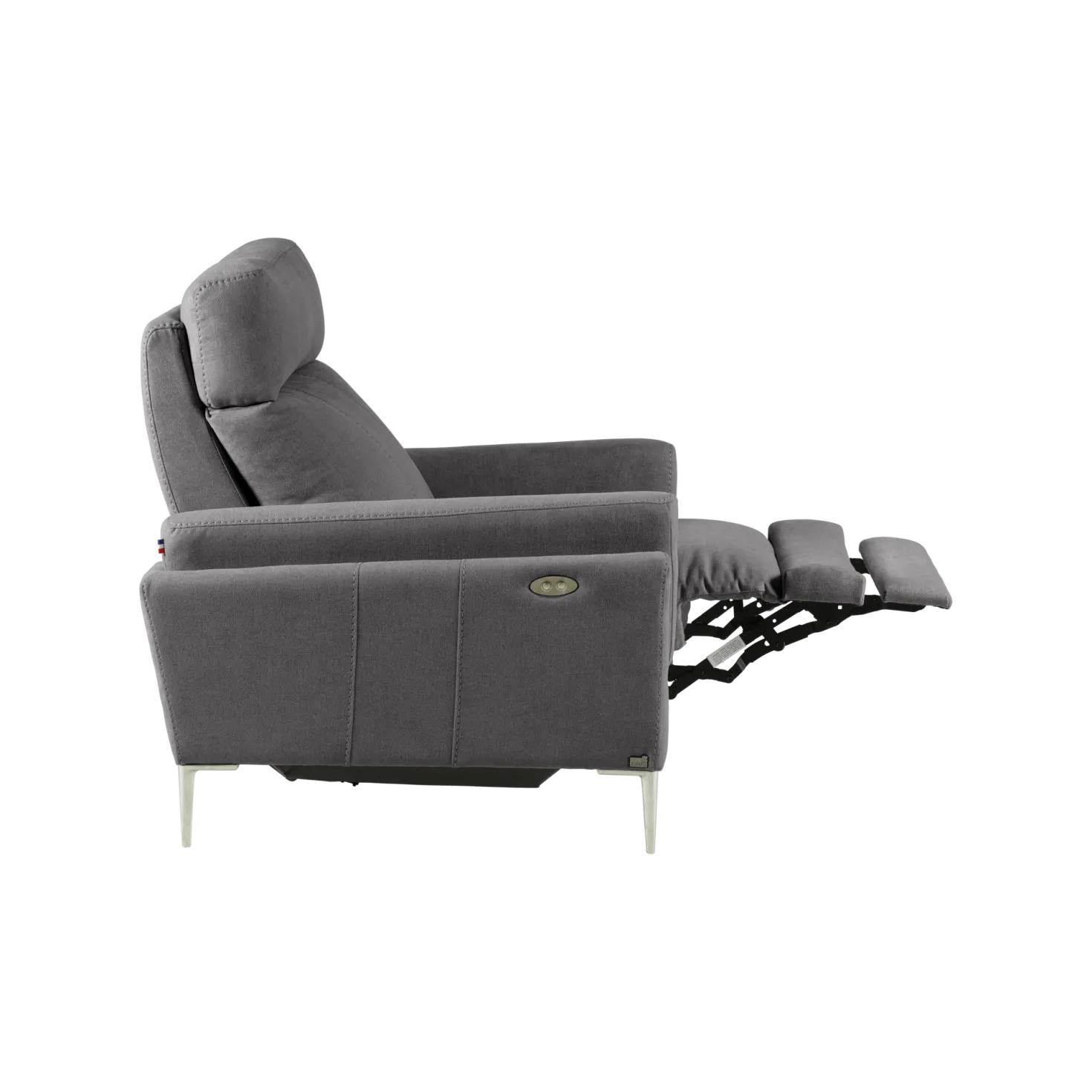 Fauteuil relax électrique tissu Boston