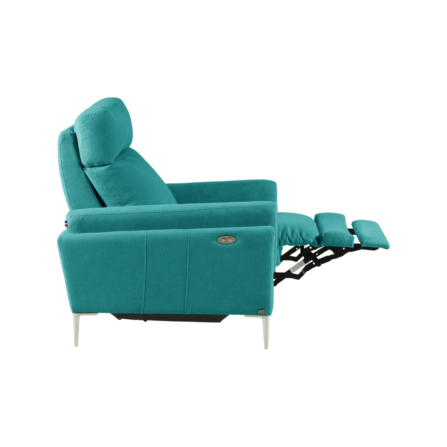 Fauteuil relax électrique tissu Boston