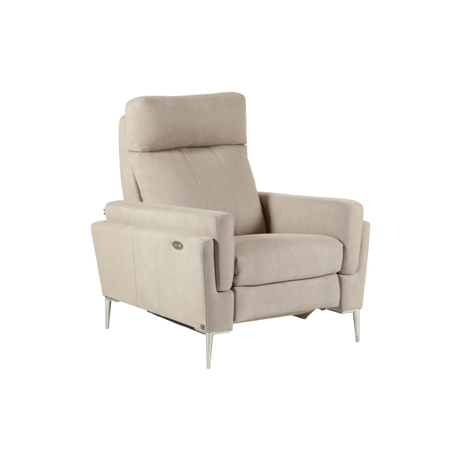 Fauteuil relax électrique tissu Boston