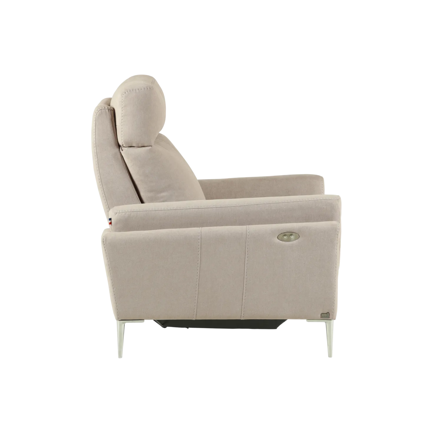 Fauteuil relax électrique tissu Boston