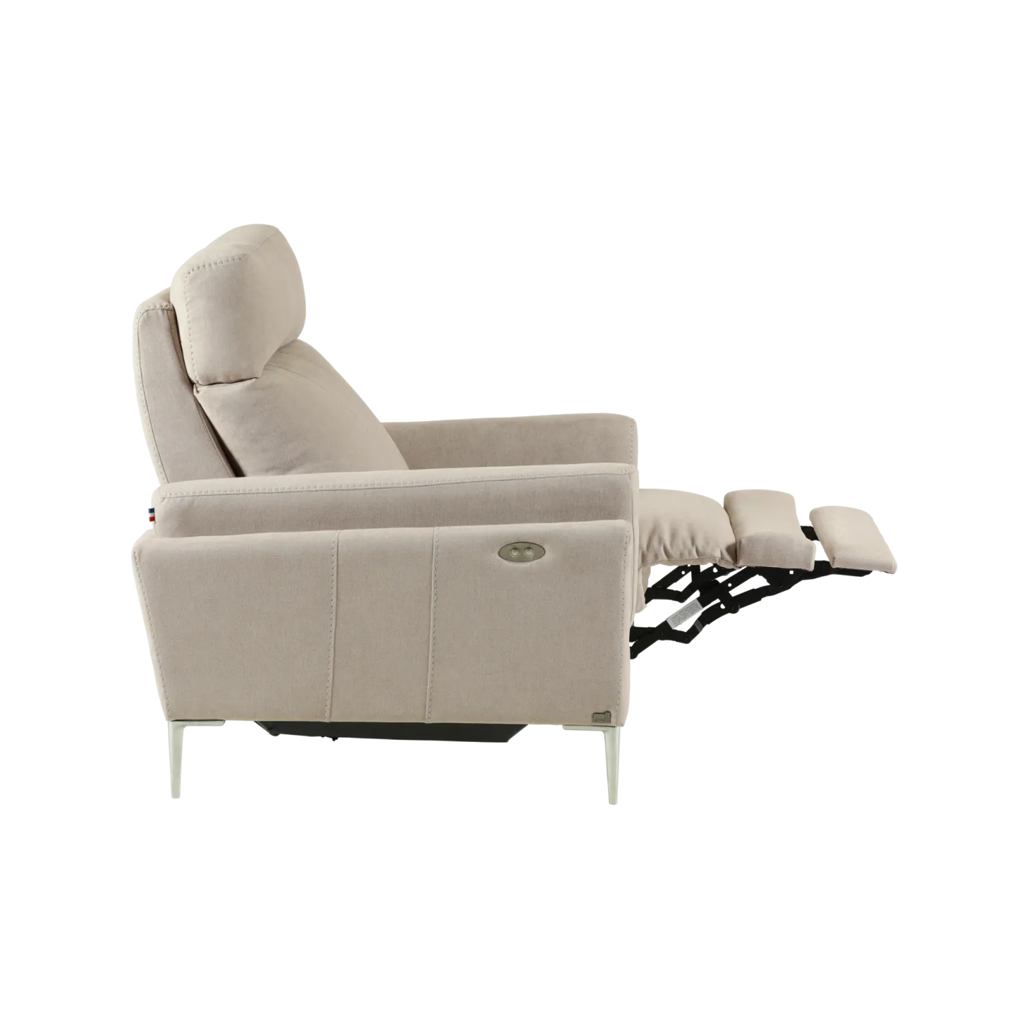 Fauteuil relax électrique tissu Boston