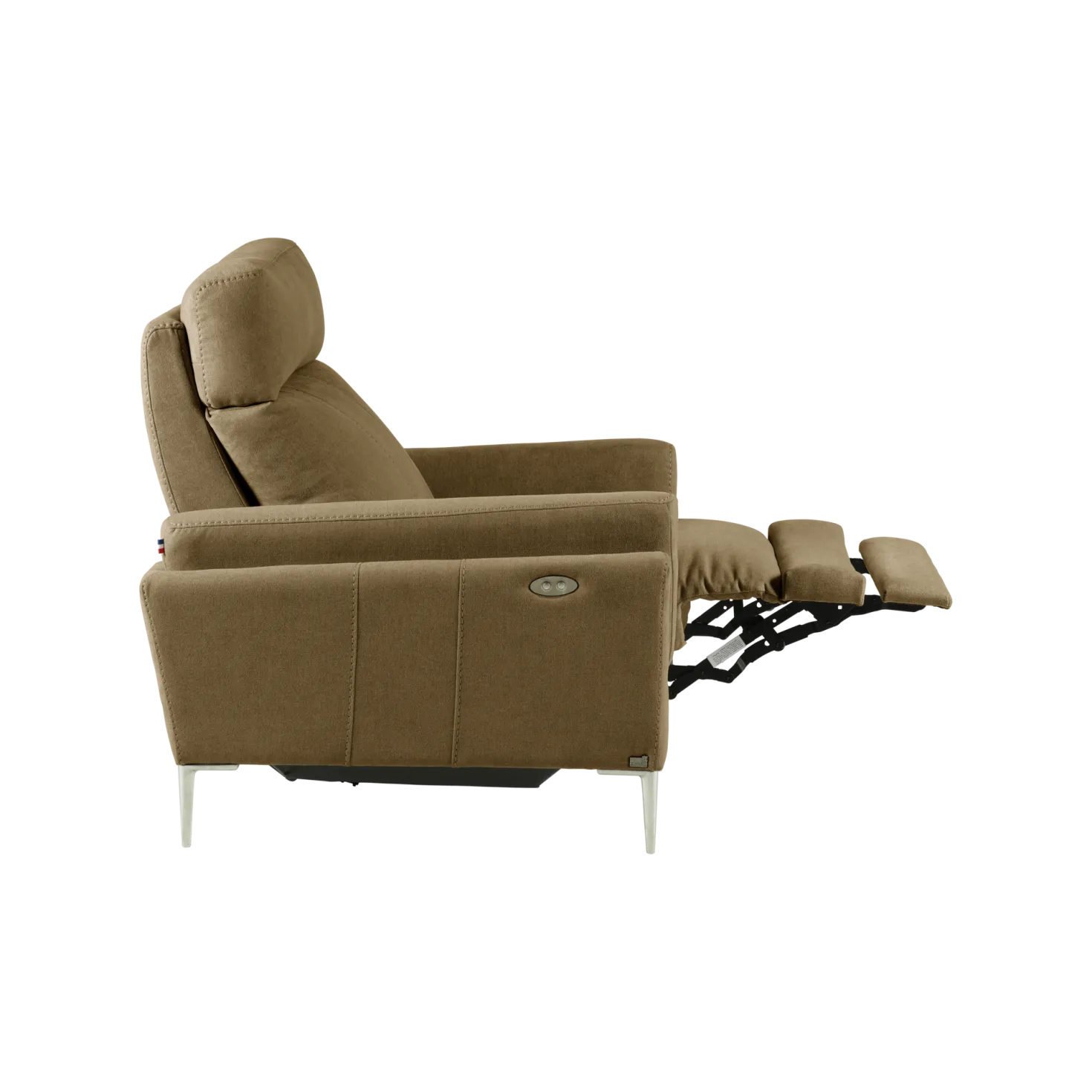 Fauteuil relax électrique tissu Boston
