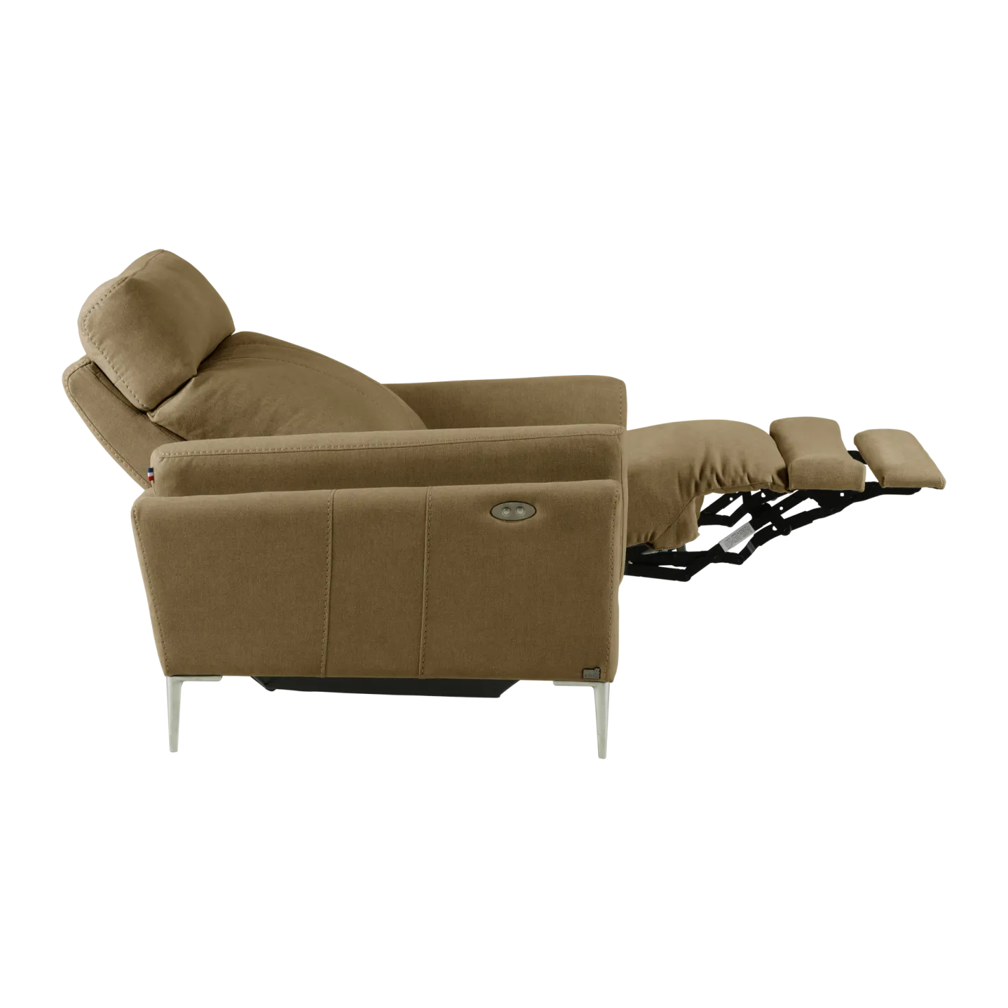 Fauteuil relax électrique tissu Boston