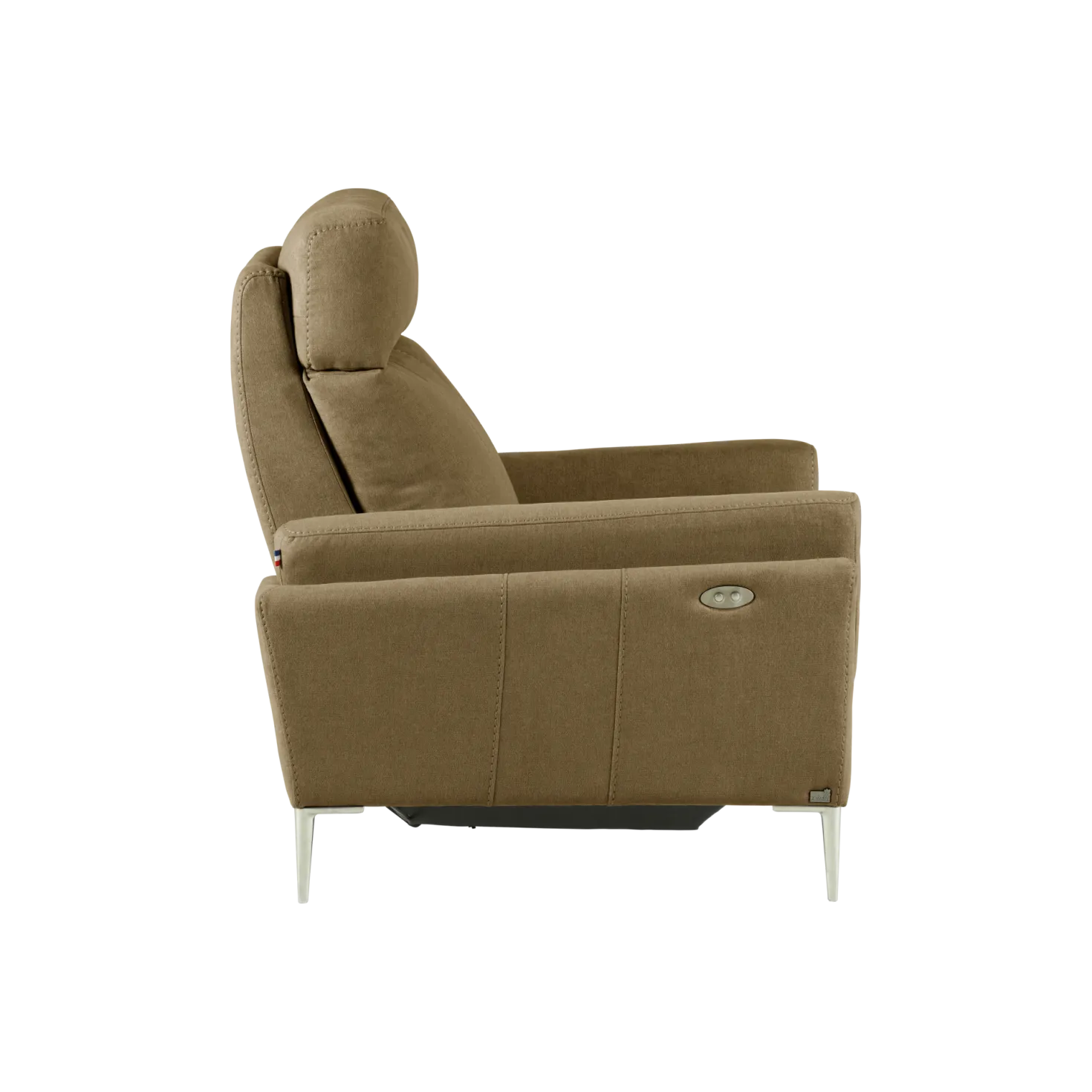 Fauteuil relax électrique tissu Boston