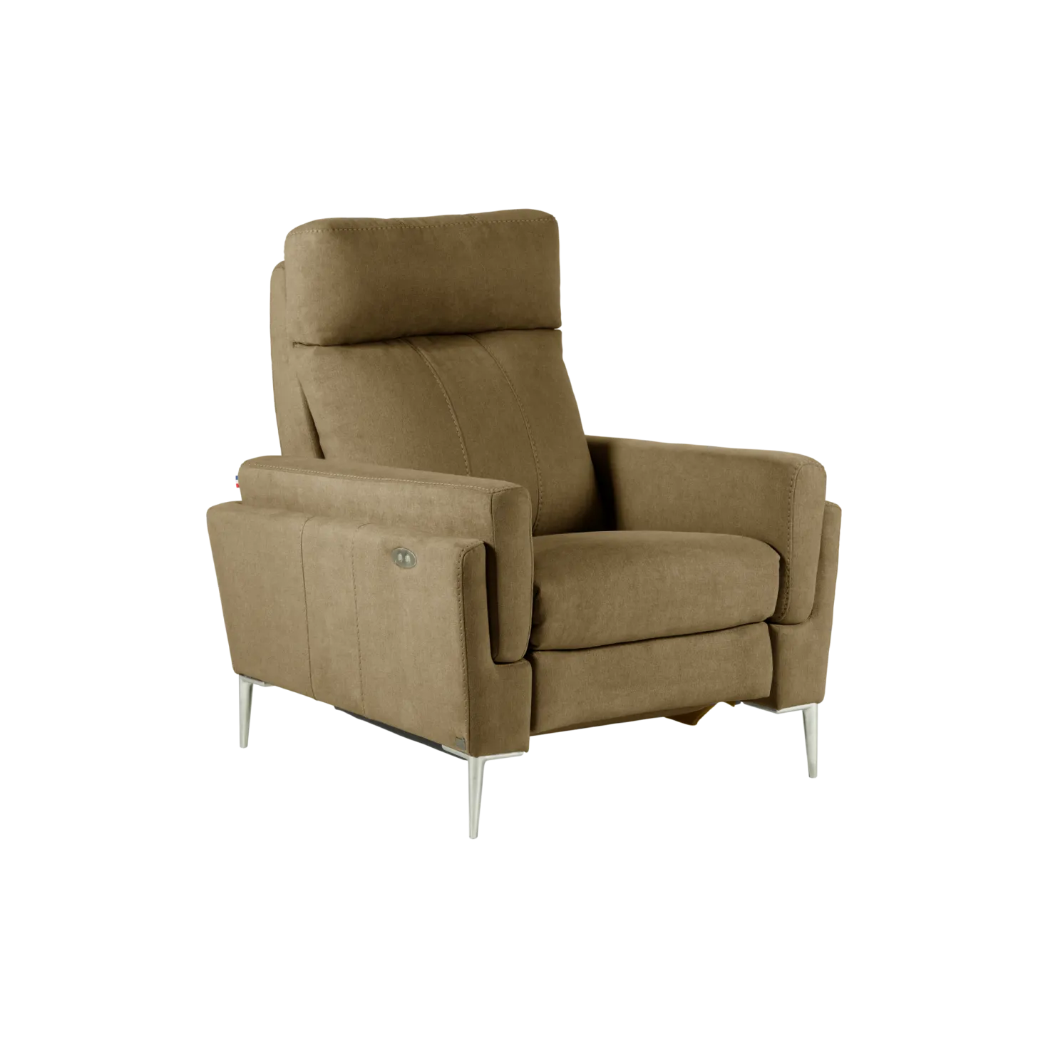 Fauteuil relax électrique tissu Boston