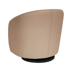 Fauteuil relax pivotant cuir Colin