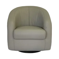 Fauteuil relax pivotant cuir Colin