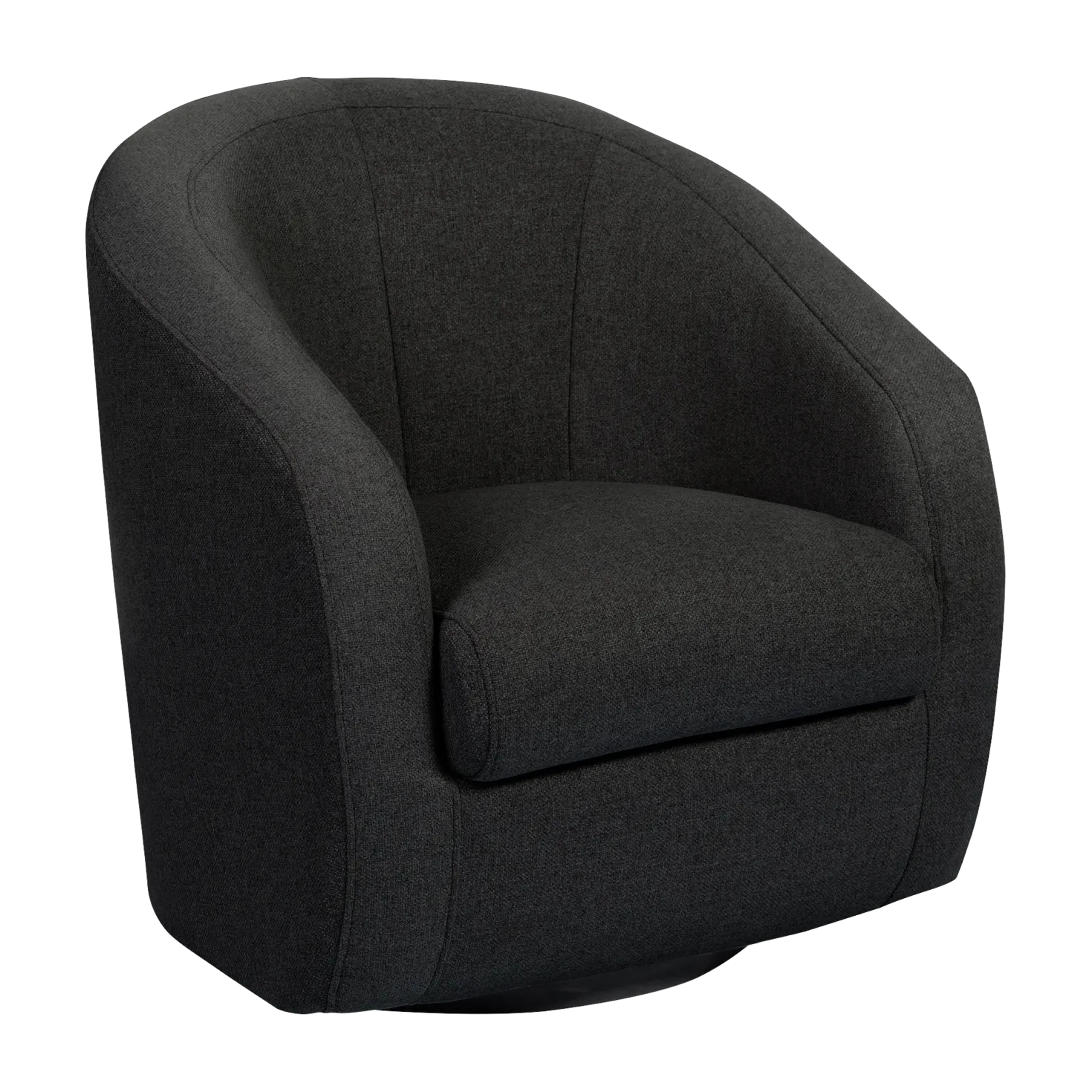 Fauteuil relax pivotant tissu Colin