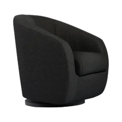 Fauteuil relax pivotant tissu Colin
