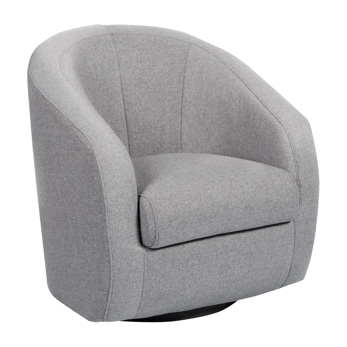 Fauteuil relax pivotant tissu Colin