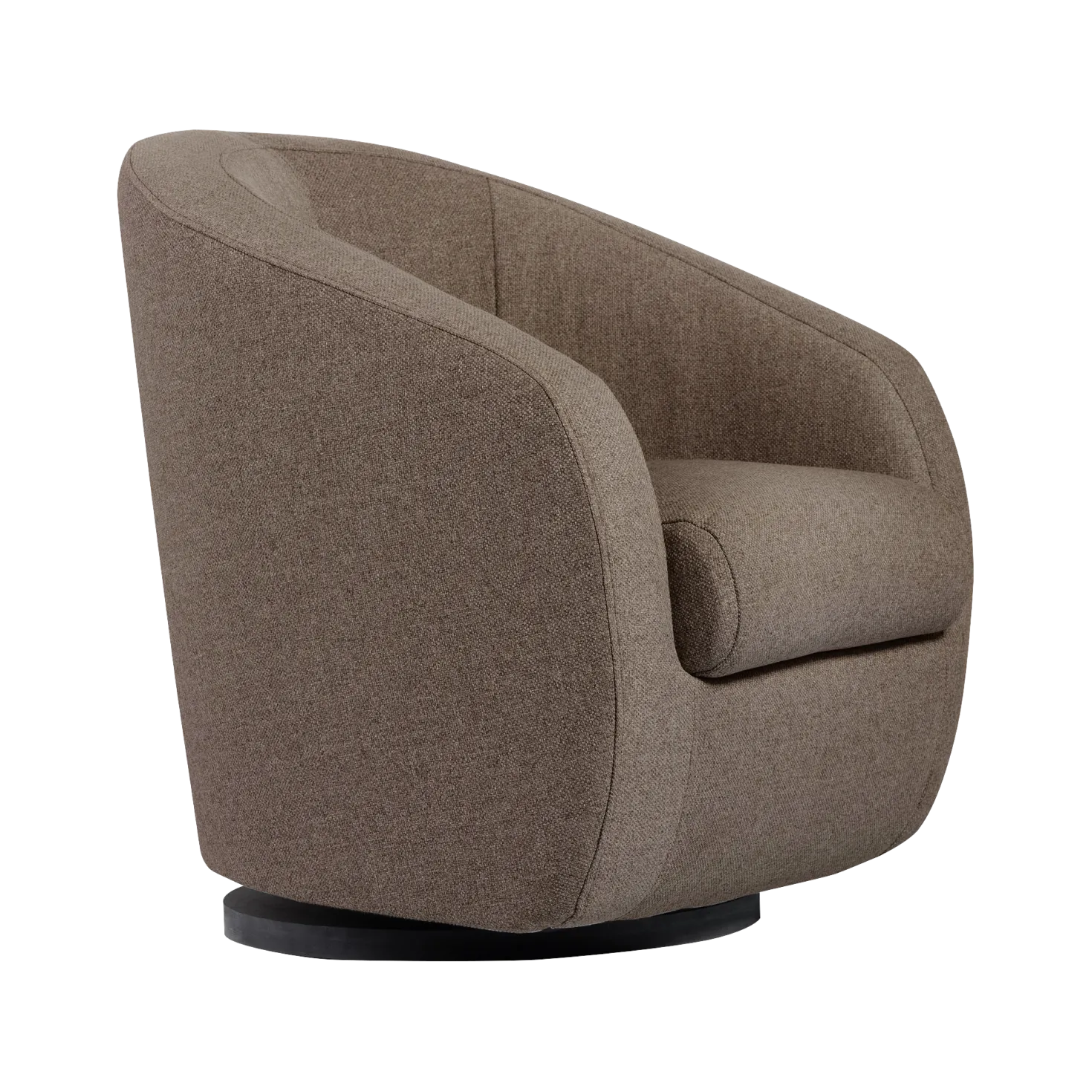 Fauteuil relax pivotant tissu Colin