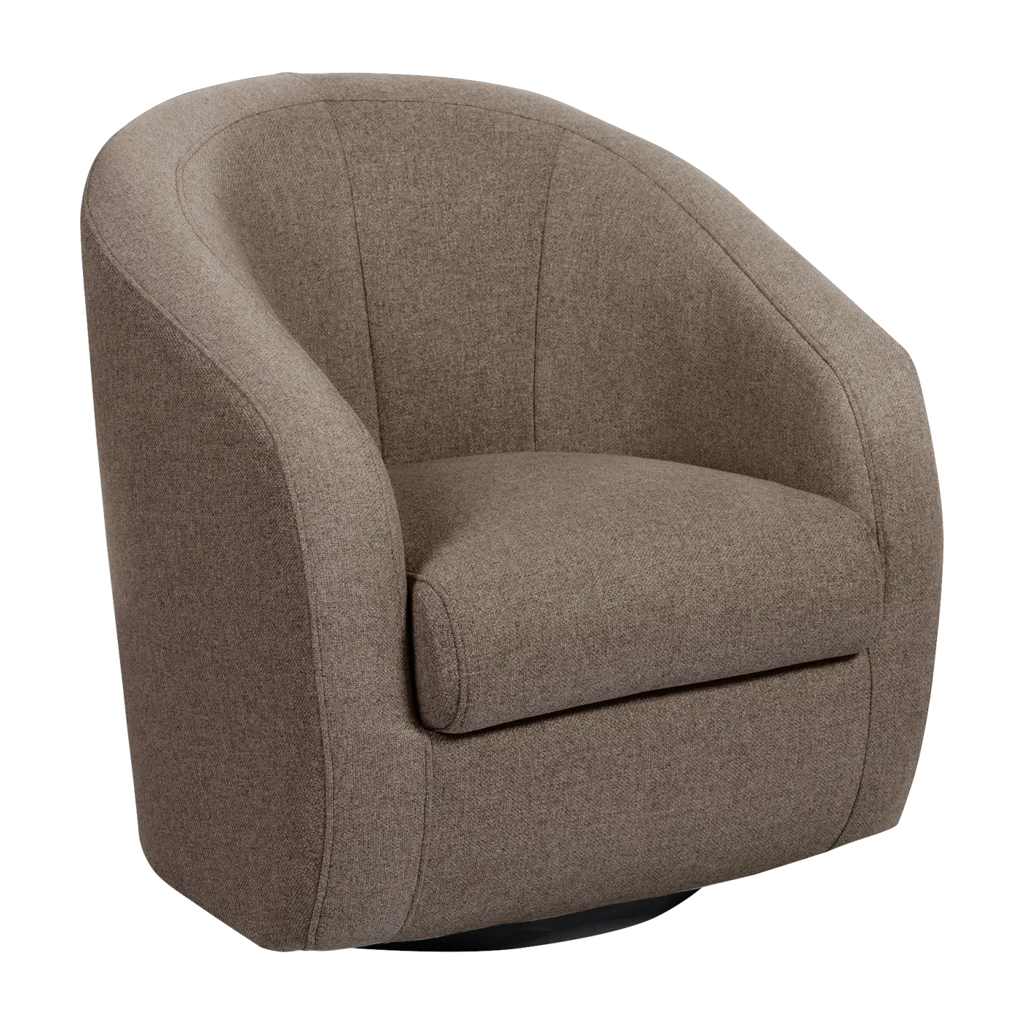 Fauteuil relax pivotant tissu Colin
