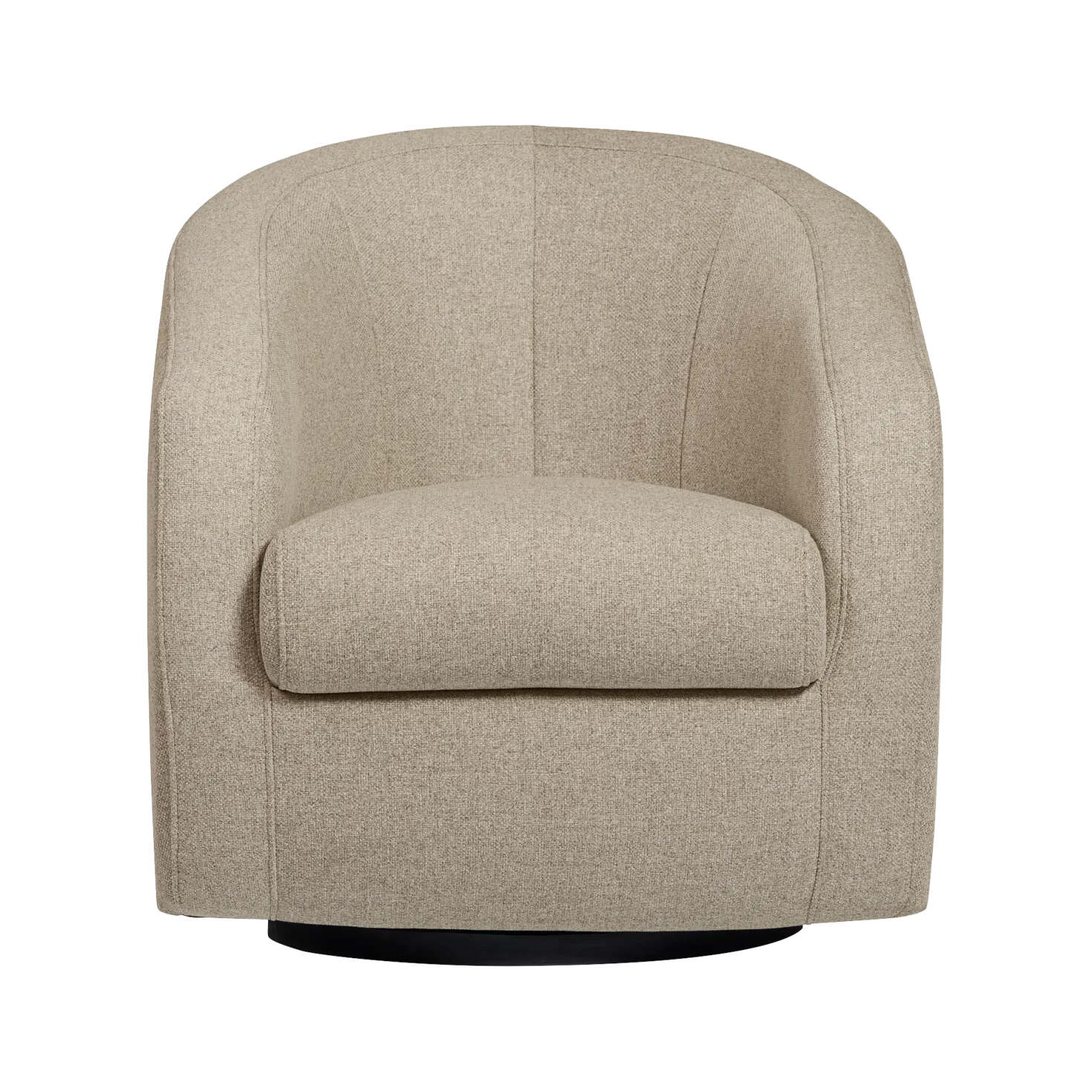 Fauteuil relax pivotant tissu Colin