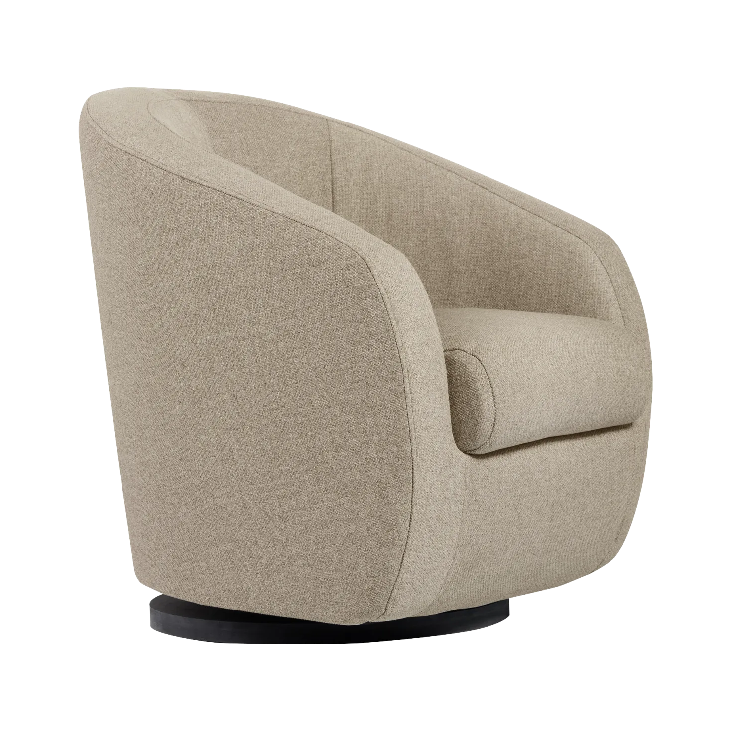 Fauteuil relax pivotant tissu Colin