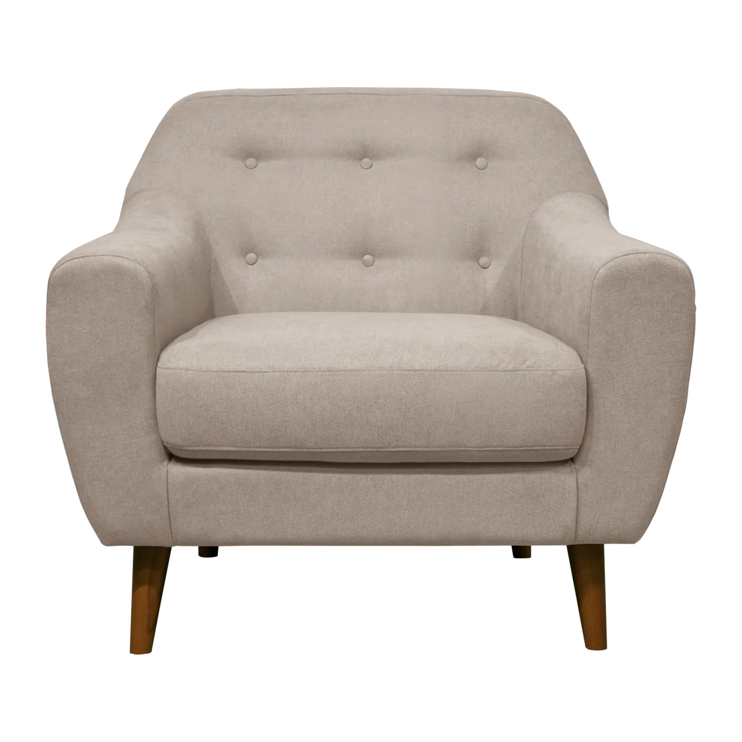 Fauteuil tissu chiné Agathe