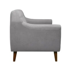 Fauteuil tissu chiné Agathe