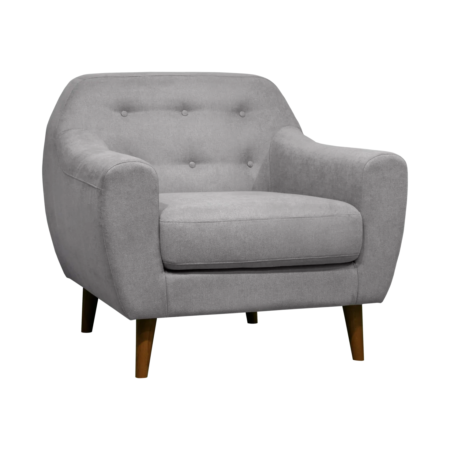 Fauteuil tissu chiné Agathe