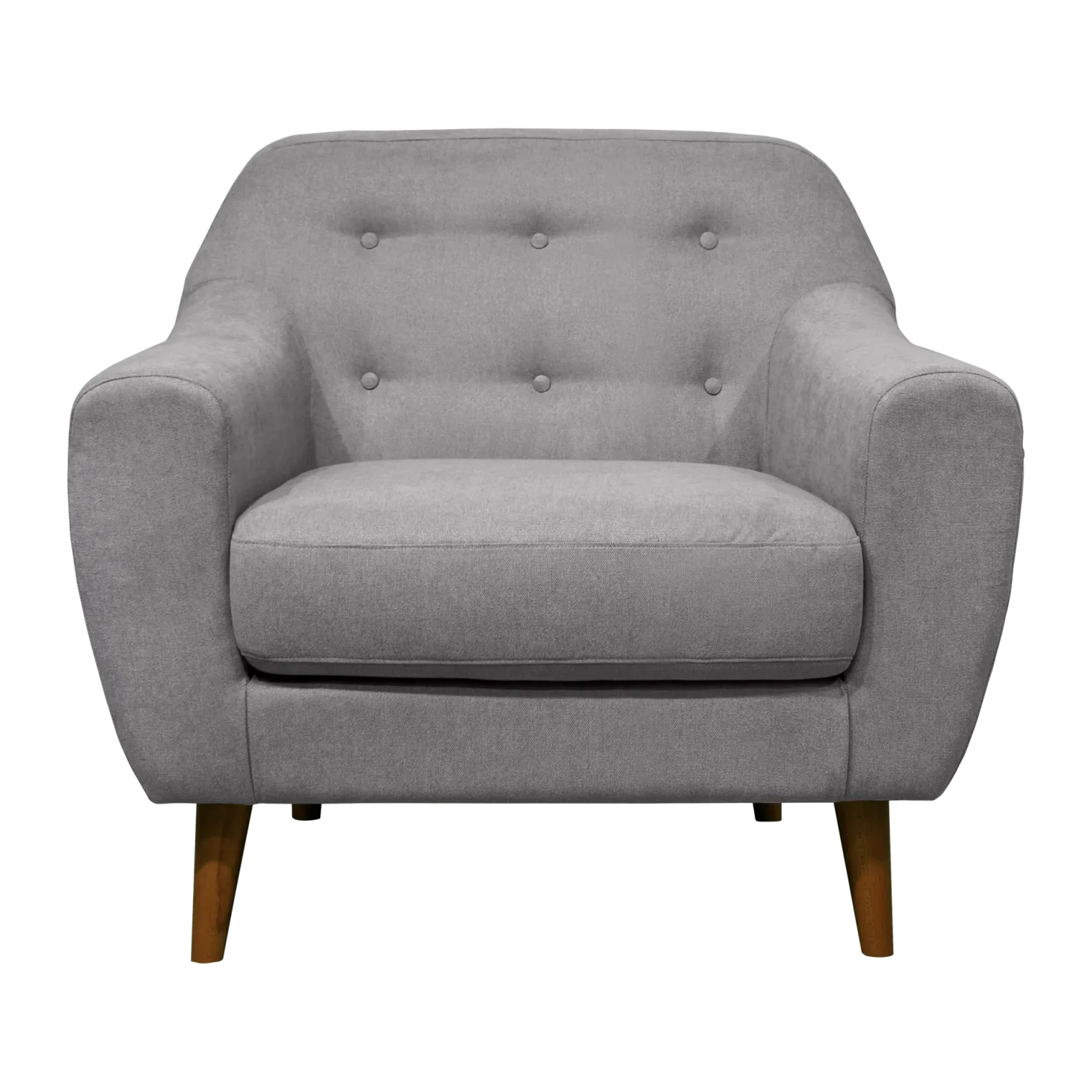Fauteuil tissu chiné Agathe